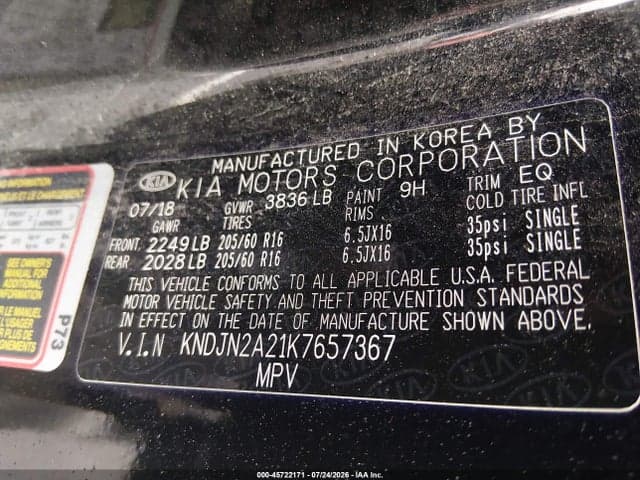 2019 KIA SOUL 9
