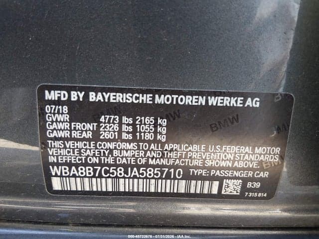 2018 BMW 340I XDRIVE 9