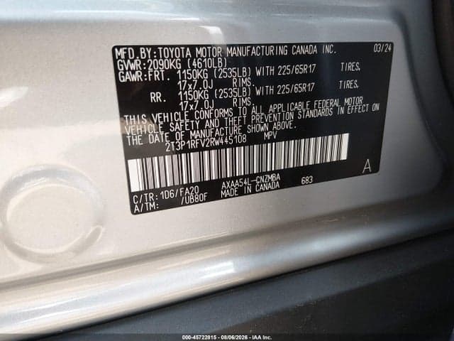 2024 TOYOTA RAV4 XLE 9