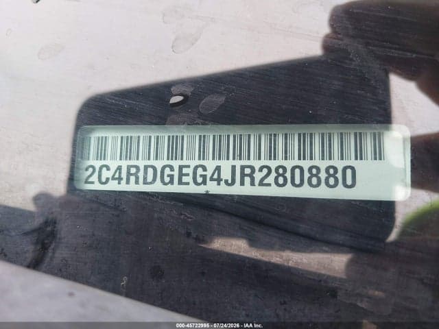 2018 DODGE GRAND CARAVAN GT 9