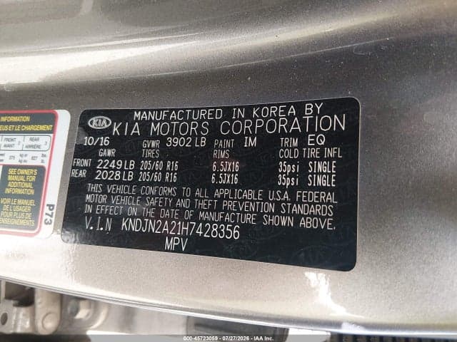 2017 KIA SOUL 9