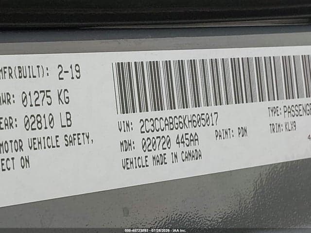 2019 CHRYSLER 300 300S 9