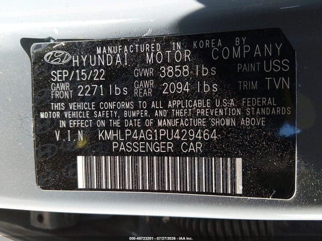 2023 HYUNDAI ELANTRA LIMITED 9
