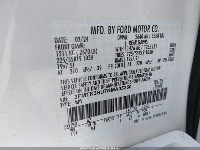 2024 FORD MUSTANG MACH-E PREMIUM 9