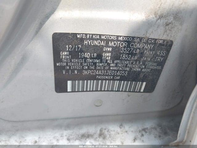 2018 HYUNDAI ACCENT SE 9