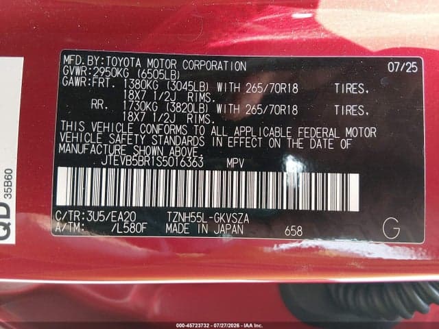 2025 TOYOTA 4RUNNER HYBRID TRD OFF ROAD PREMIUM 9