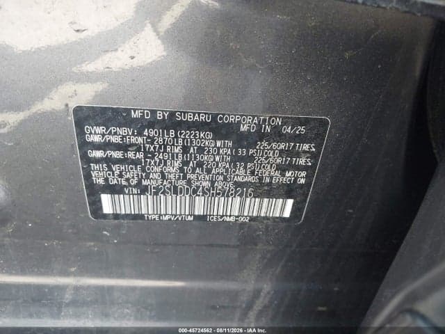 2025 SUBARU FORESTER PREMIUM 9