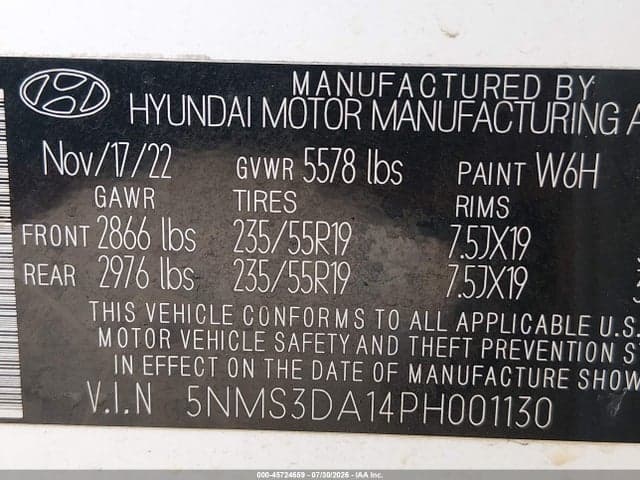 2023 HYUNDAI SANTA FE HYBRID SEL PREMIUM 9