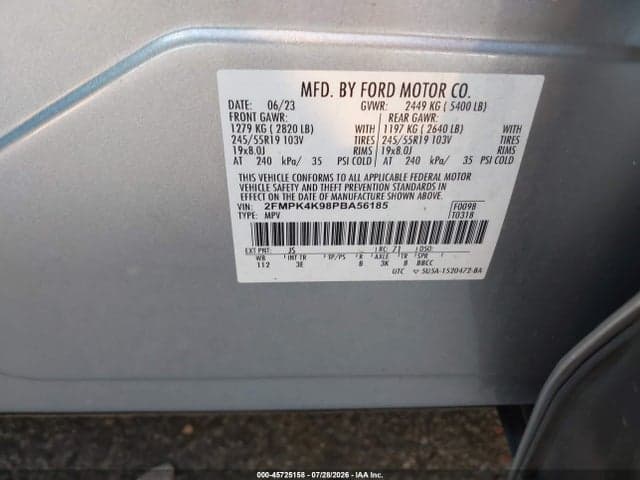 2023 FORD EDGE TITANIUM 9