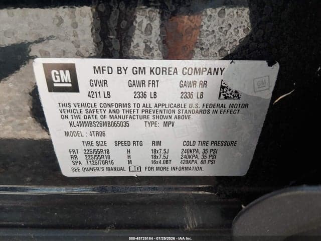 2021 BUICK ENCORE GX FWD PREFERRED 9