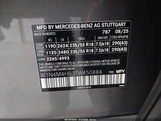 2026 MERCEDES-BENZ GLB 250 4MATIC 9