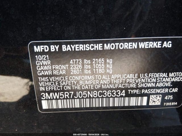 2022 BMW 330I XDRIVE 9
