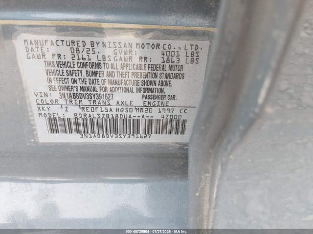 2025 NISSAN SENTRA SR 9