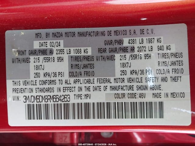 2024 MAZDA CX-30 2.5 S PREMIUM PACKAGE 9