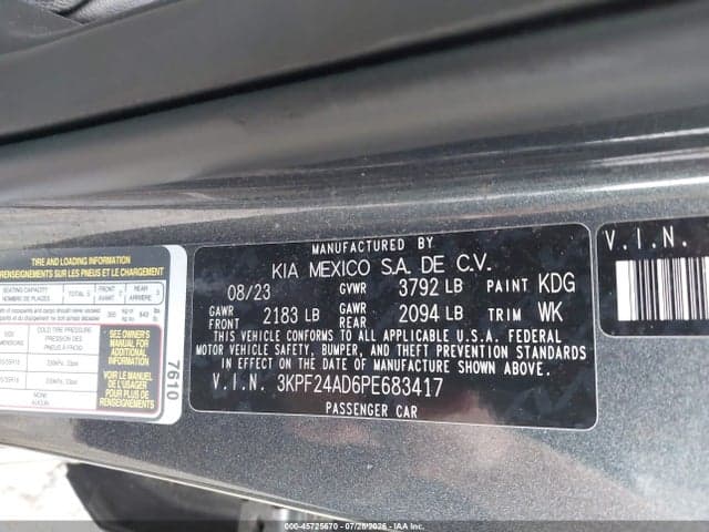 2023 KIA FORTE LXS 9