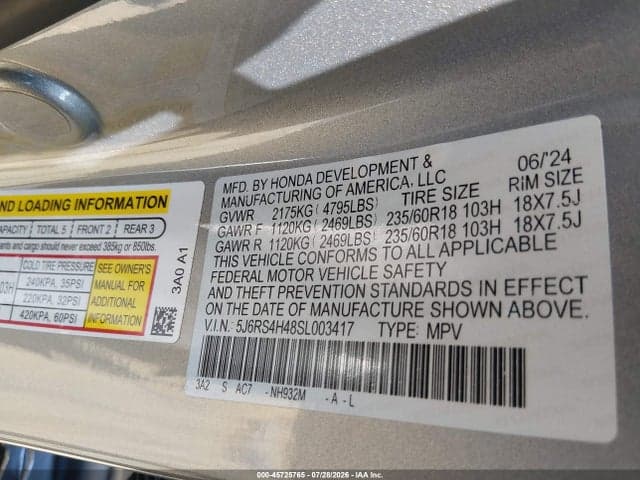 2025 HONDA CR-V EX AWD 9