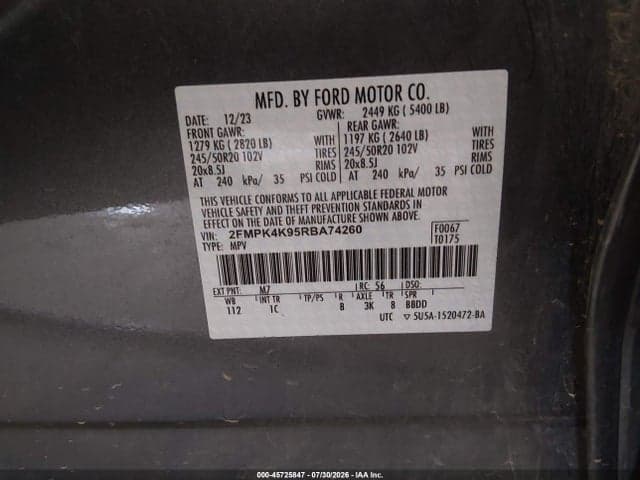2024 FORD EDGE TITANIUM 9