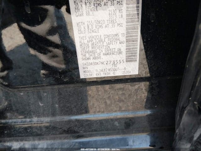 2022 NISSAN PATHFINDER PLATINUM 4WD 9