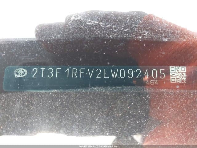 2020 TOYOTA RAV4 LE 9