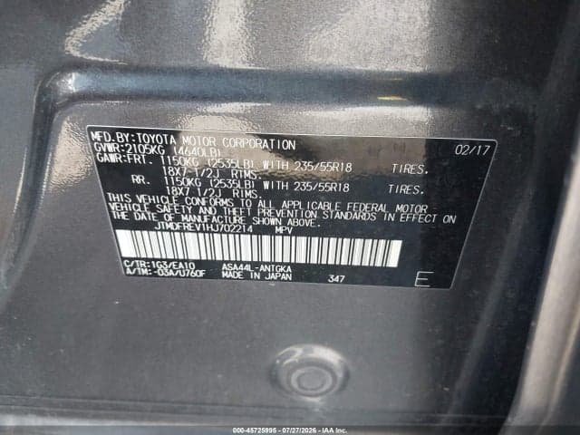 2017 TOYOTA RAV4 LIMITED 9