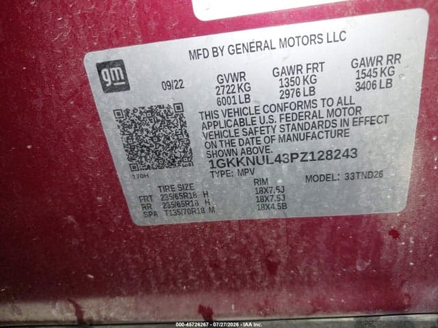 2023 GMC ACADIA AWD SLT 9
