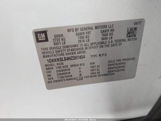 2017 GMC ACADIA SLE-2 9