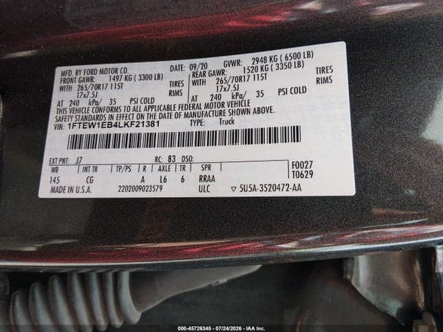 2020 FORD F-150 XL 9