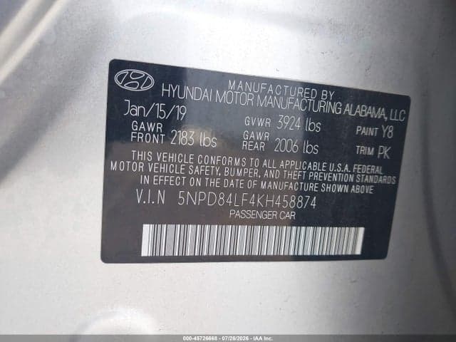 2019 HYUNDAI ELANTRA SEL 9
