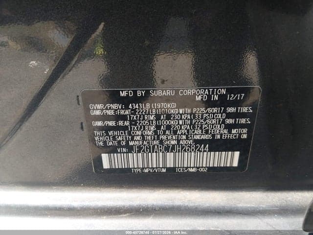 2018 SUBARU CROSSTREK 2.0I PREMIUM 9