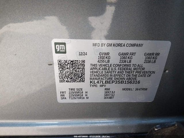 2025 BUICK ENVISTA SPORT TOURING FWD 9