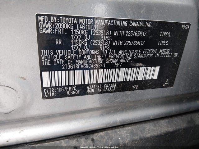 2024 TOYOTA RAV4 LE 9