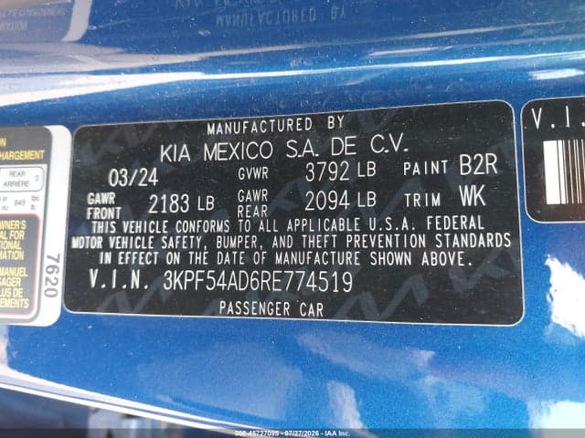 2024 KIA FORTE GT-LINE 9