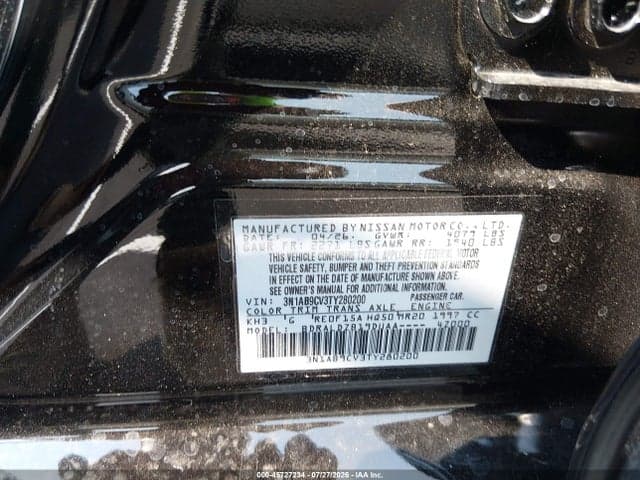2026 NISSAN SENTRA SV 9