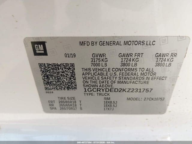 2019 CHEVROLET SILVERADO 1500 LT 9