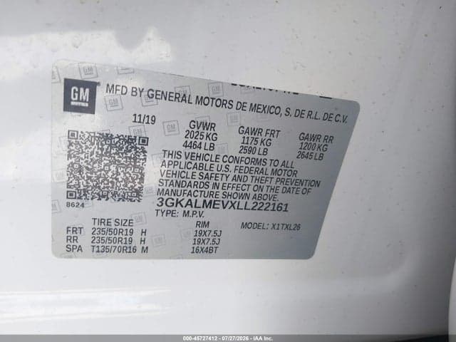 2020 GMC TERRAIN FWD SLE 9