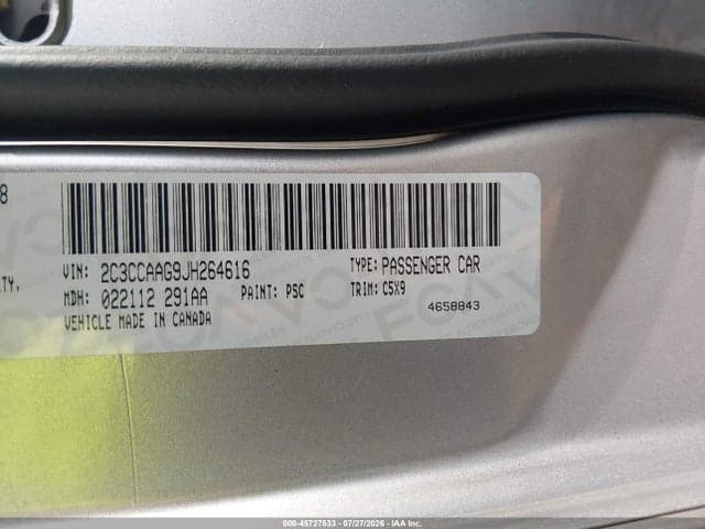 2018 CHRYSLER 300 TOURING 9