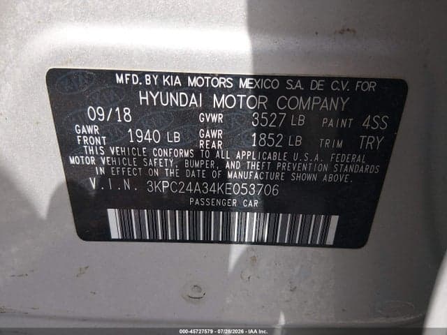 2019 HYUNDAI ACCENT SE 9