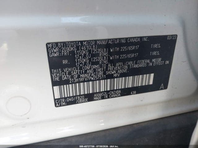 2023 TOYOTA RAV4 LE 9