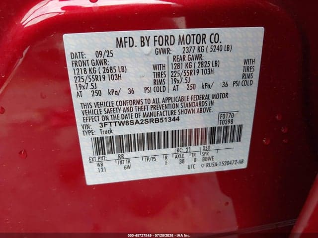 2025 FORD MAVERICK LARIAT 9
