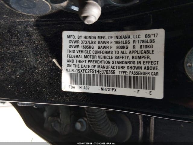 2017 HONDA CIVIC LX 9