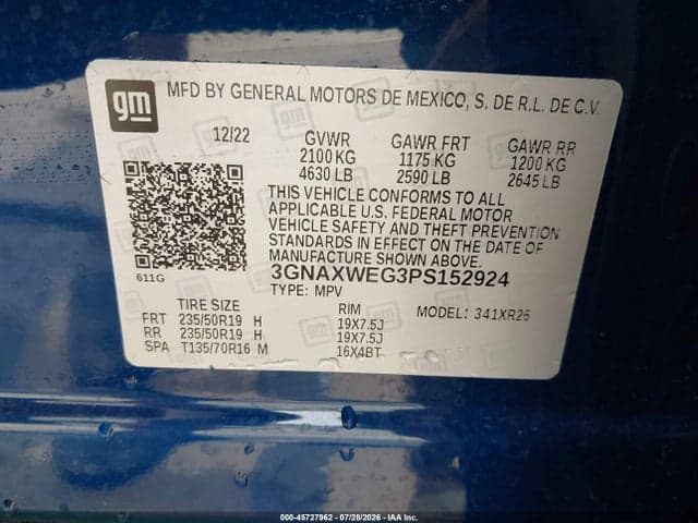 2023 CHEVROLET EQUINOX AWD RS 9