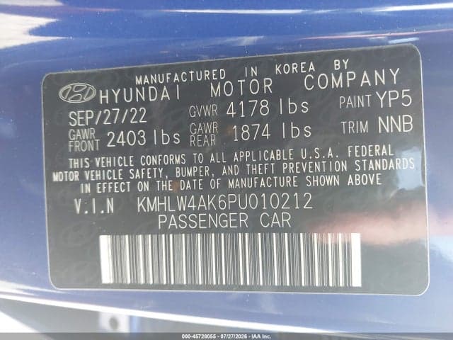 2023 HYUNDAI ELANTRA N 9