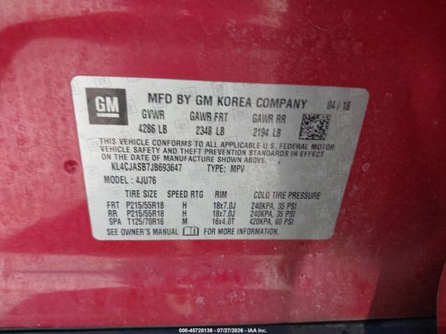 2018 BUICK ENCORE PREFERRED 9