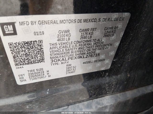 2019 GMC TERRAIN SLT 9
