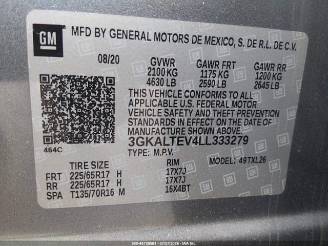 2020 GMC TERRAIN AWD SLE 9