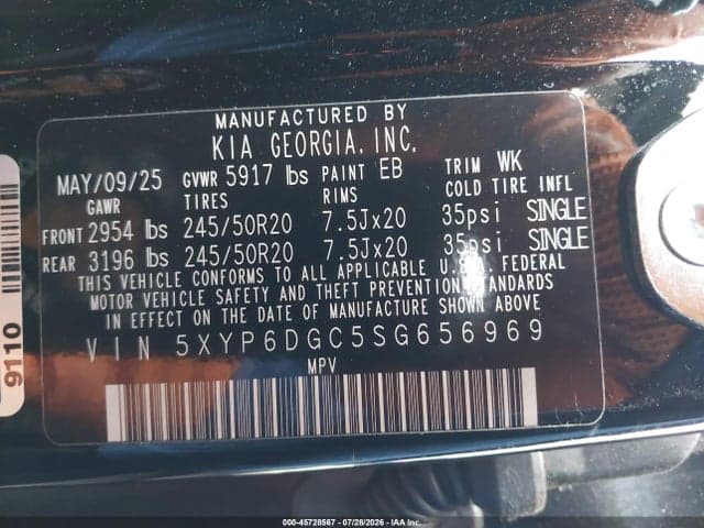 2025 KIA TELLURIDE S 9