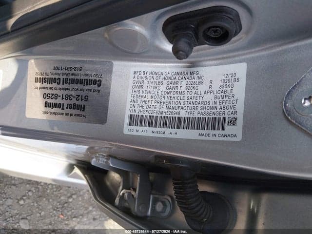 2021 HONDA CIVIC LX 9