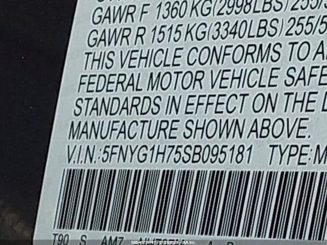 2025 HONDA PILOT TOURING 9