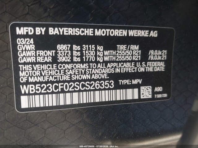 2025 BMW IX XDRIVE50 9