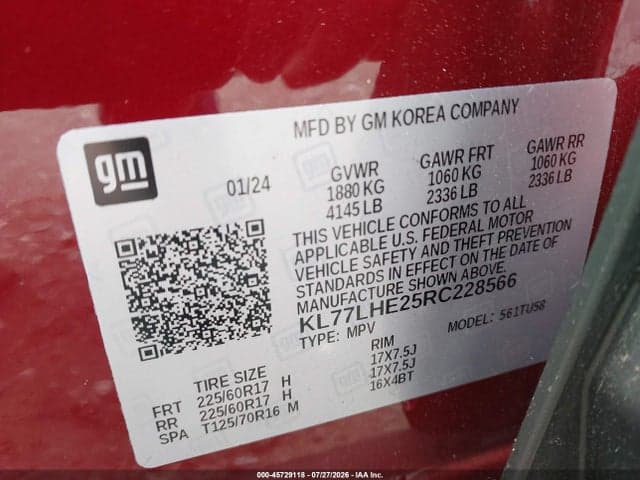 2024 CHEVROLET TRAX FWD LT 9